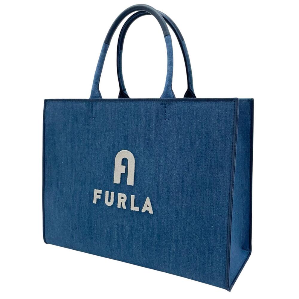 Furla Opportunity Tote Bag Navy Blue